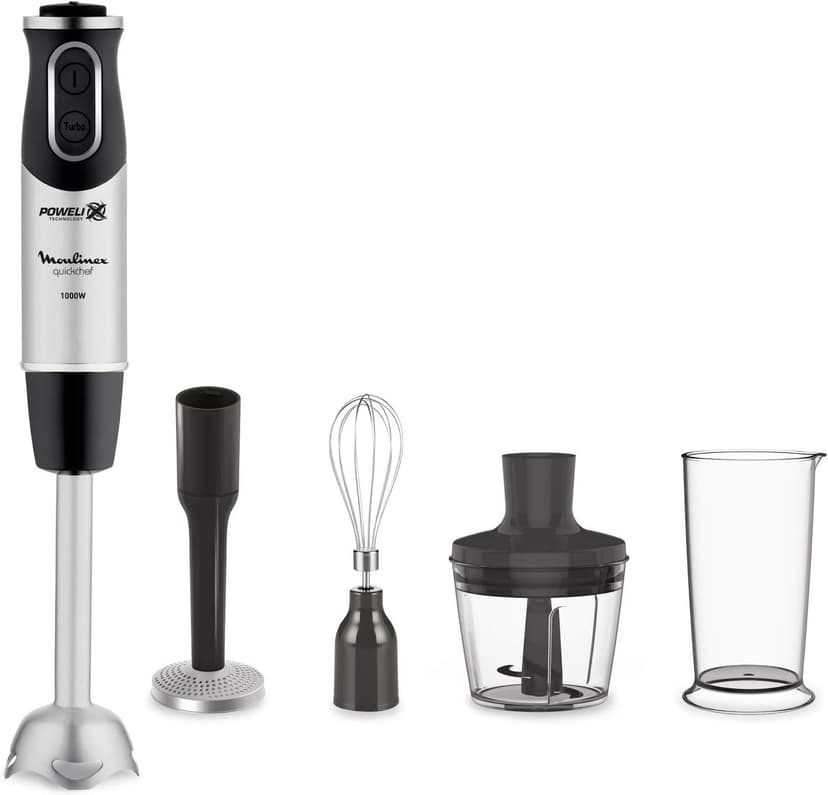 Moulinex Quickchef DD65H810 - Pied Mixeur Puissant 1000W