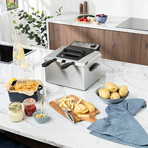 Princess Friteuse 5L Acier Inox 3270W