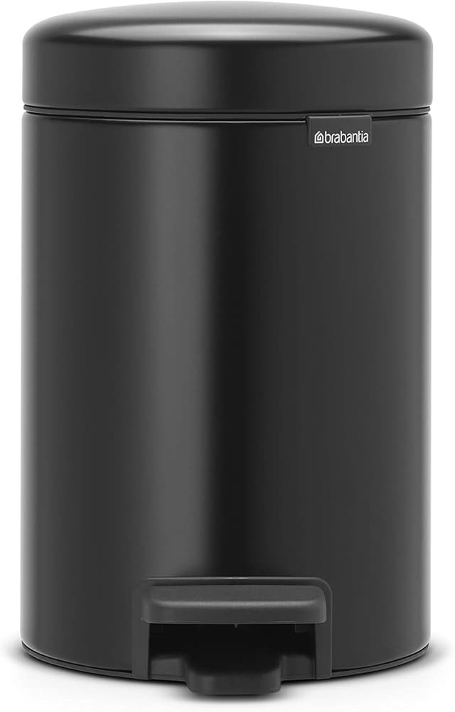 Poubelle Brabantia 3L Noir - Fermeture Silencieuse