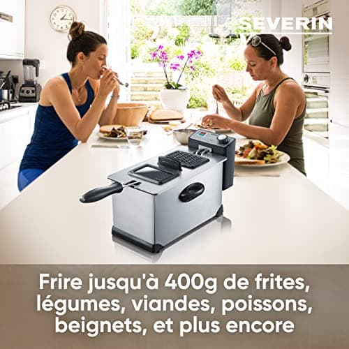 SEVERIN Friteuse 3L INOX 2000W FR2431