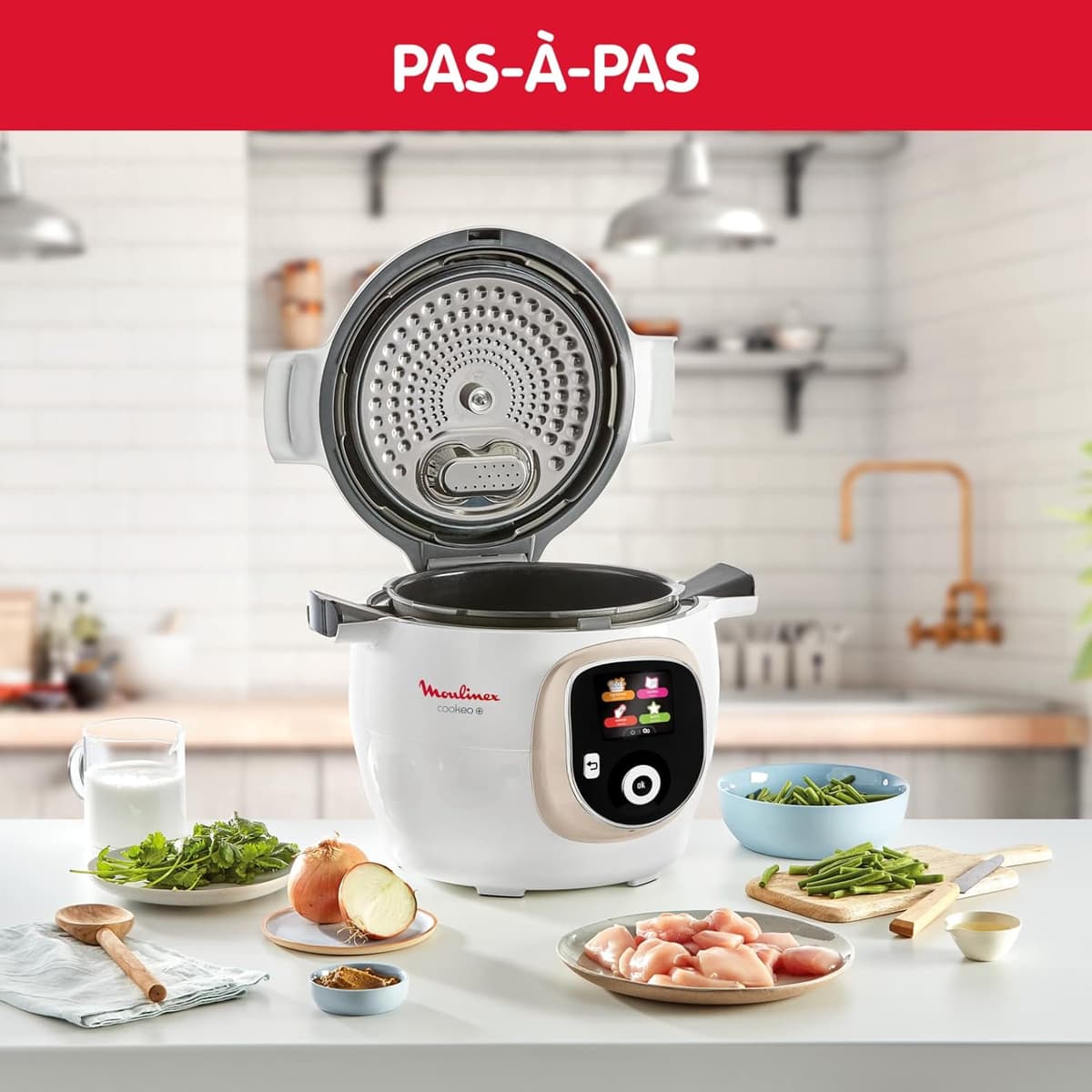 Cookeo Moulinex: Multicuiseur Intelligent 6L