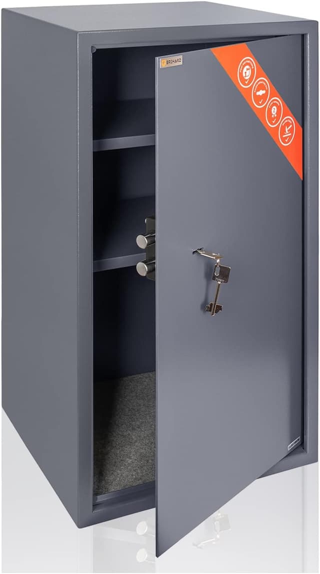 Coffre-Fort Brihard XXL à Clé - Sécurité Maximale