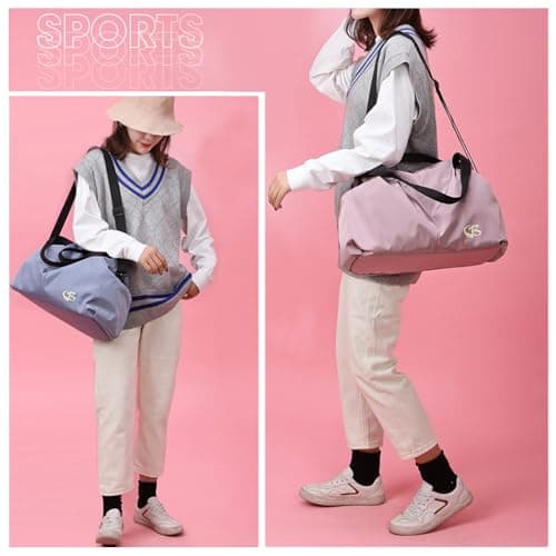 Vllcsla Sac de sport femme petit Rose foncé