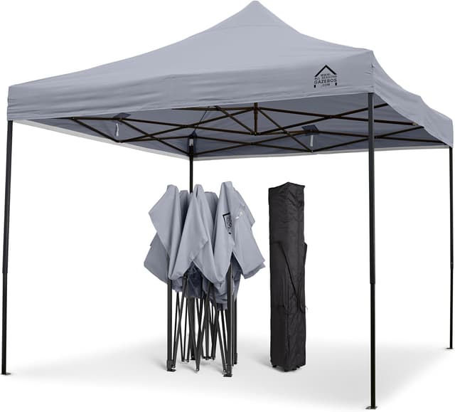 Tonnelle Pliante 3x3m All Seasons Gazebos - Gris Métal