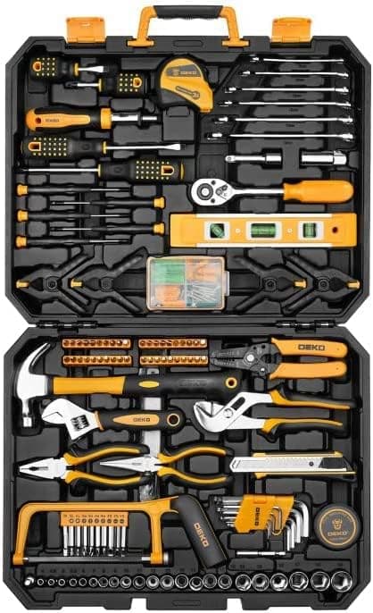 Coffret Outils DEKO 228 Pièces - Boîte à Outils Complète