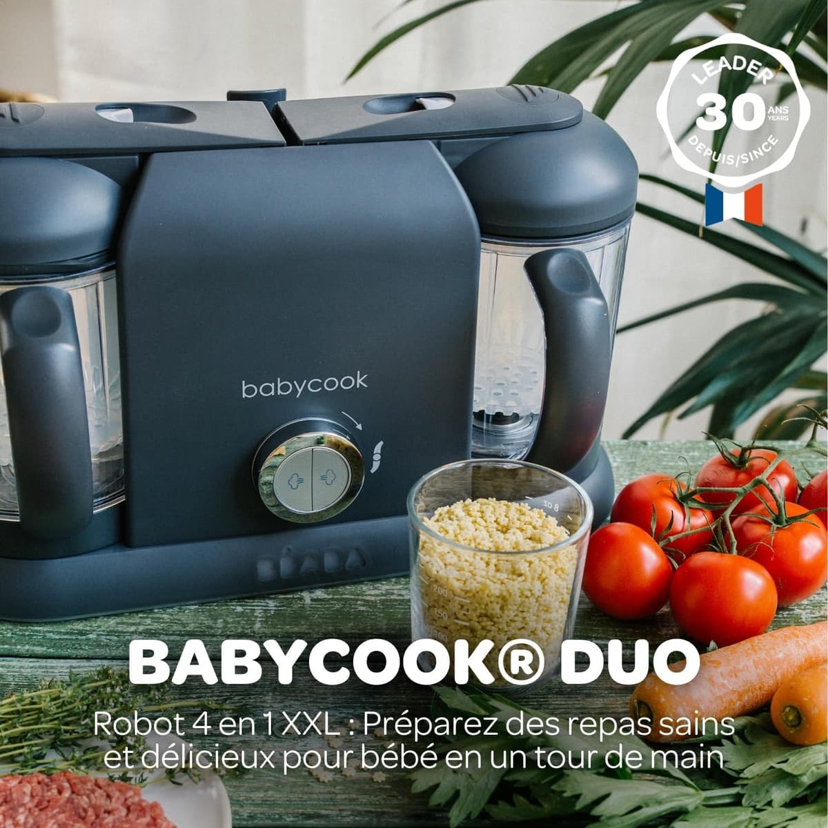 Babycook Duo Béaba - Robot Cuiseur Bébé 4 en 1