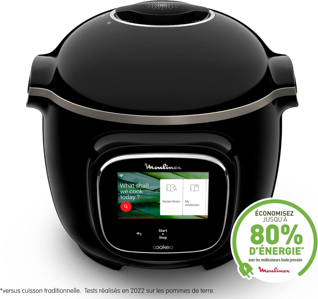 Cookeo Touch Wifi Moulinex - Multicuiseur intelligent 6L